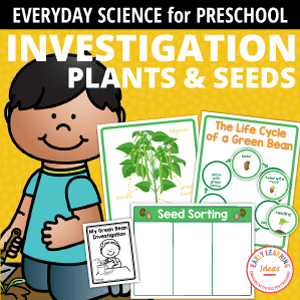 Plants & Seeds Science for Preschool & Pre-k | Green Bean Investigation