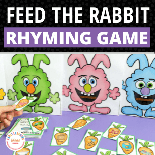 Rhyming Bunnies Game – Early Learning Ideas