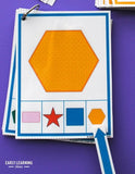 Shape Matching Clip Cards
