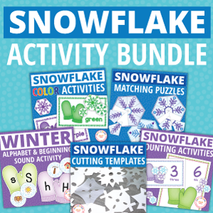 Snowflake Theme Activity Bundle
