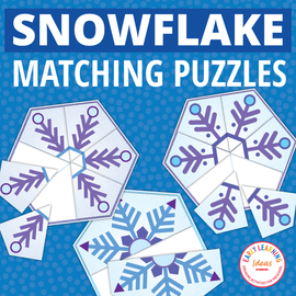 Snowflake Matching Puzzles