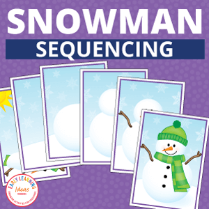 Snowman Sequence Cards