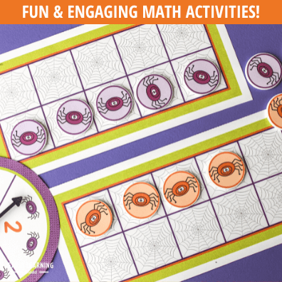 Spider Math Activities