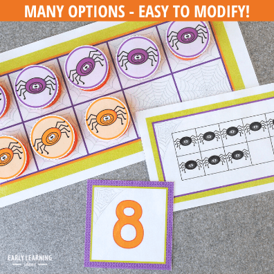 Spider Math Activities