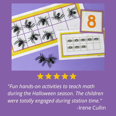 Spider Math Activities – Early Learning Ideas