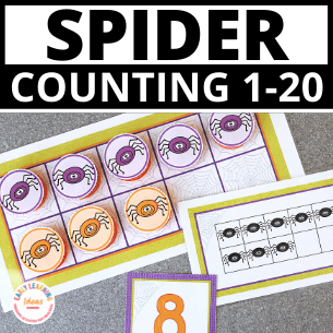 Spider Math Activities