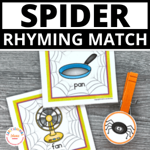 Spider Rhyming Activity