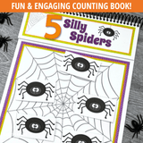 Five Silly Spiders Interactive Counting Book