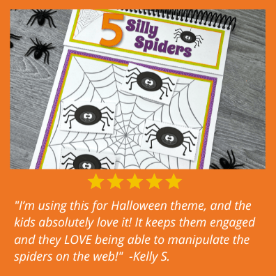 Five Silly Spiders Interactive Counting Book