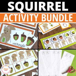 Squirrel & Acorn Activity Bundle