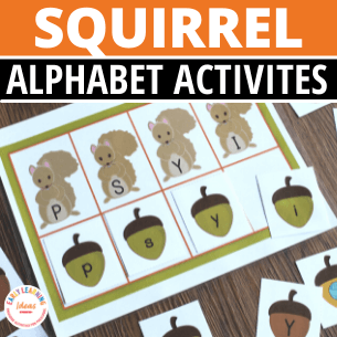 Squirrel Alphabet & Beginning Sound Activity