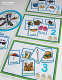 Counting Syllables - Hands- On Phonological Awareness Activities - Summer Theme