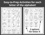 Paper Tearing Alphabet Fine Motor Activity