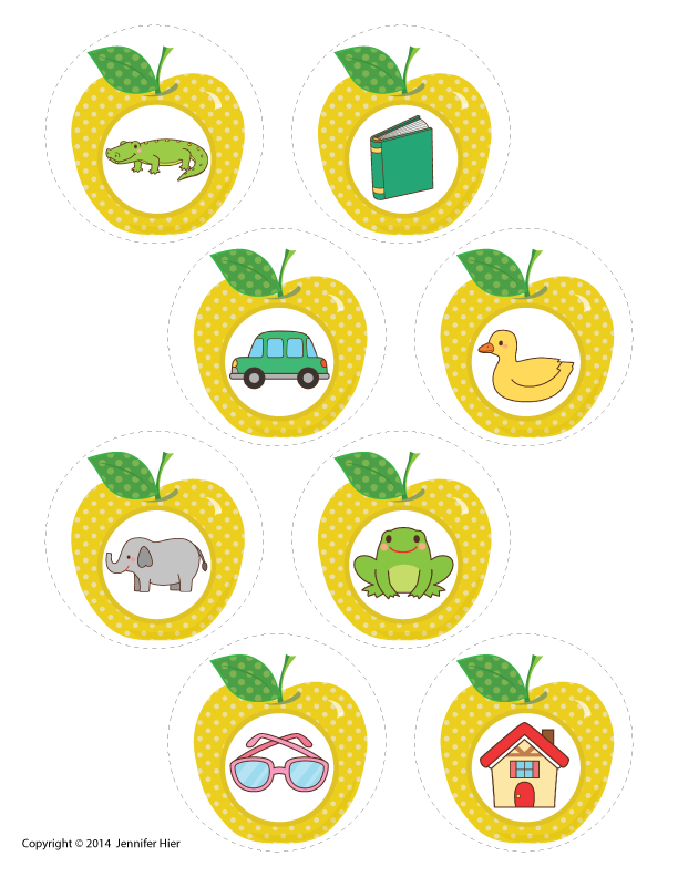 Apples Alphabet and Beginning Sound Activities