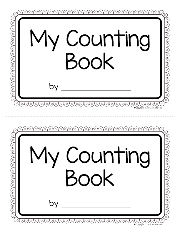 Make Your Own Number Books | 1-10 Counting Books