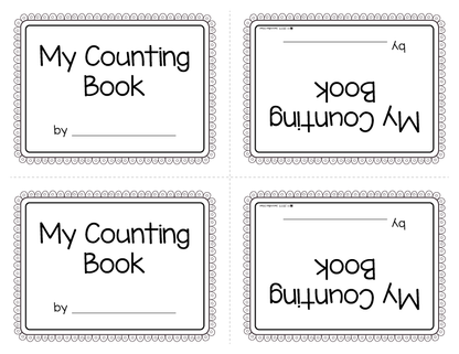 Make Your Own Number Books | 1-10 Counting Books