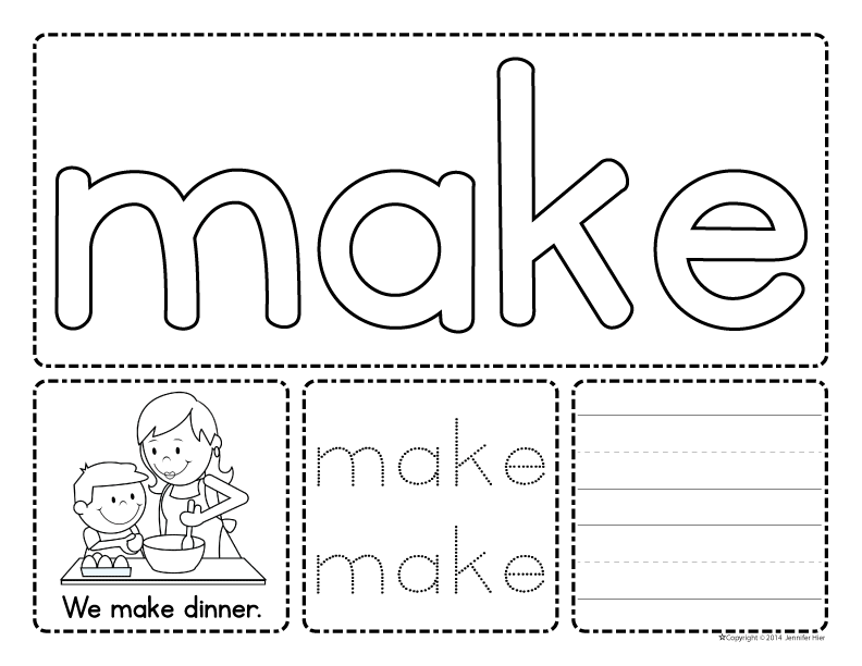 Pre-Primer Sight Word Activity Mats