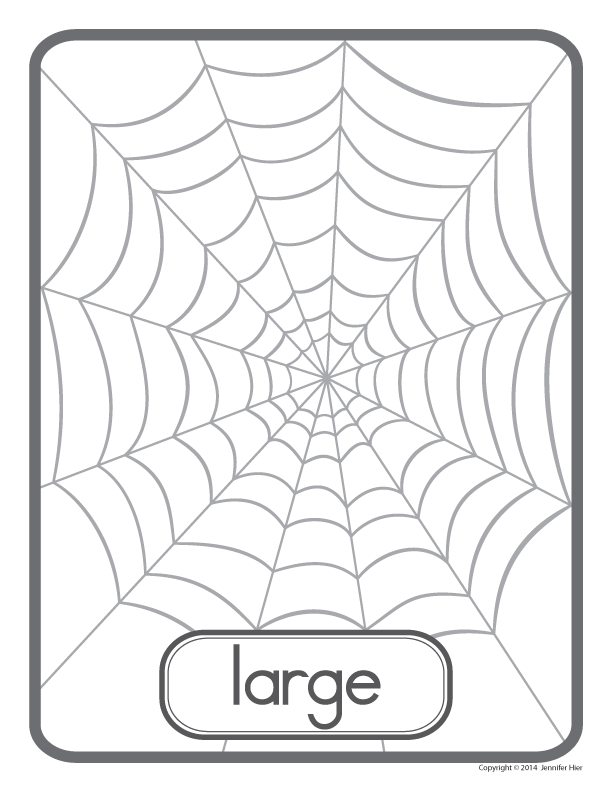Spider Color & Size Sorting Activities – Early Learning Ideas