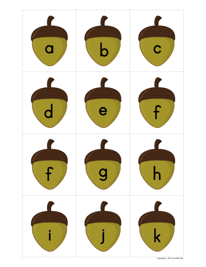 Squirrel Alphabet & Beginning Sound Activity