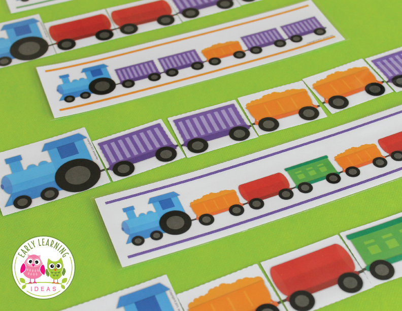 Train Patterning Activities – Early Learning Ideas