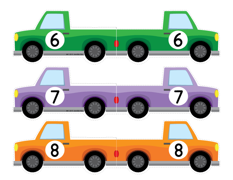 Transportation Counting and Number Activities