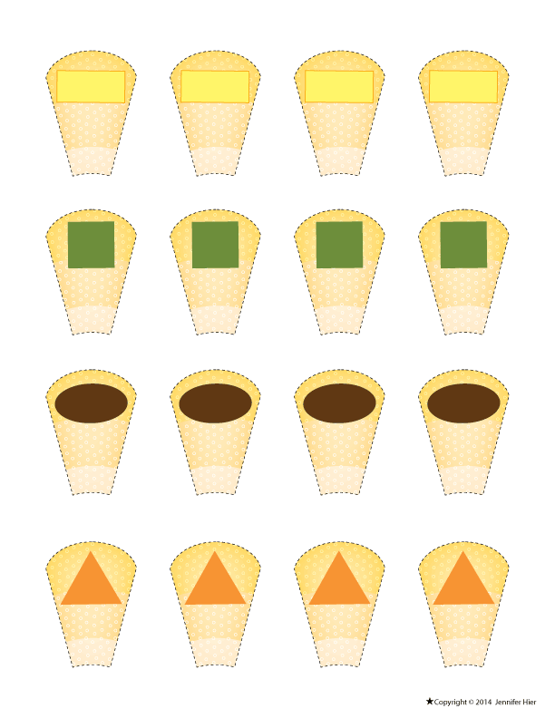 Turkey Shape Sorting Activity